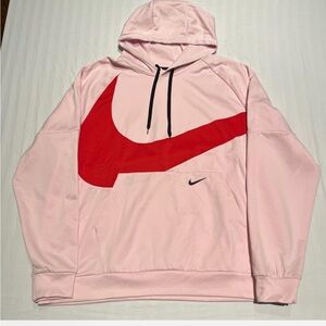 Nike Pink and Red Hoodie